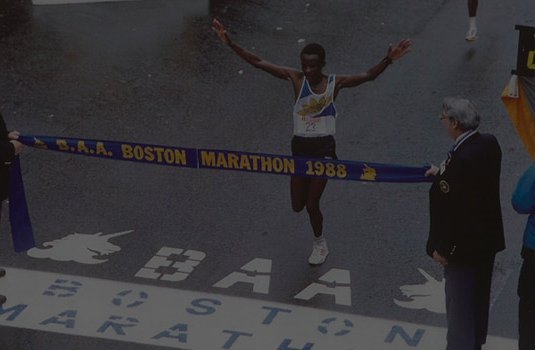 Ibrahim Hussein becomes the first African runner to win Boston
